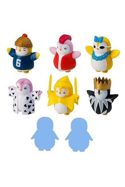 NECO TOYS Pmi Pudgy Penguins Deluxe Set of 8 Model 2