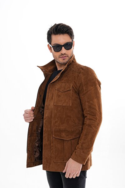 Metins Leather Erkek Süet Deri Ceket