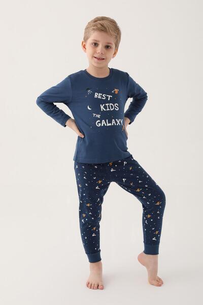 ROLY POLY 3177 Garson Best Kids The Galaxy Erkek Çocuk Uzun Kol Pijama Takım
