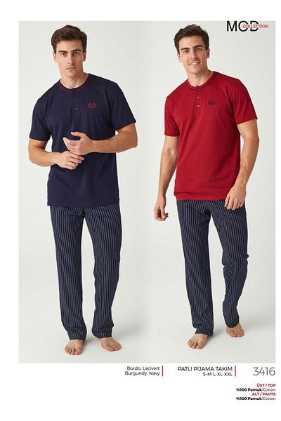 Mod Collection 3416 Σετ ανδρικές πιτζάμες