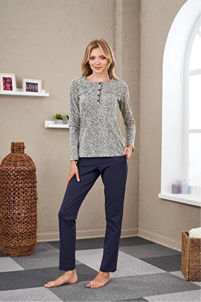 PJS 23525 Σετ πιτζάμες με γυναικεία πατιλέτα