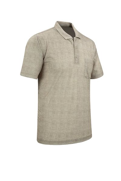 Çizgi Triko Ανδρικό μπλουζάκι Polo Neck Digital Printing Classic Fit με τσέπη - 5103