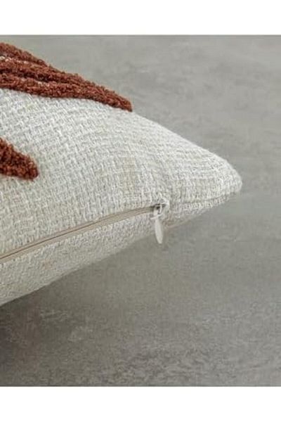 STOREMAX غطاء وسادة مطرز من Ntwork Home Foglie مقاس 45 × 45 سم إكرو آرت 1087243
