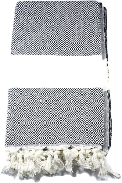 STOREMAX Mu-Artshop Peshtemal Towel (Black) Tnca 871301