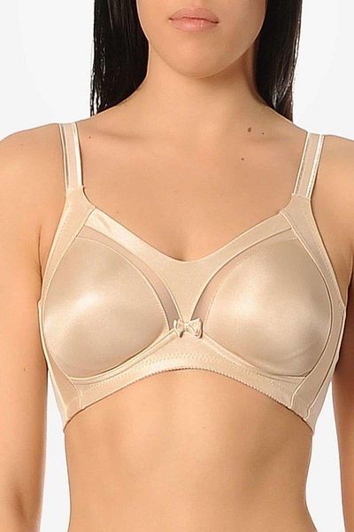 Yeni İnci Μπεζ Underwire Gathering Γυναικείο σουτιέν - B/C Cup 1610