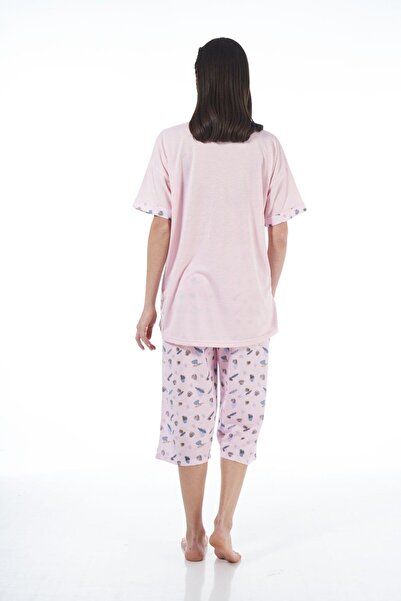 Estiva 22071 Women's Viscose Short Sleeve Capri Pajama Set