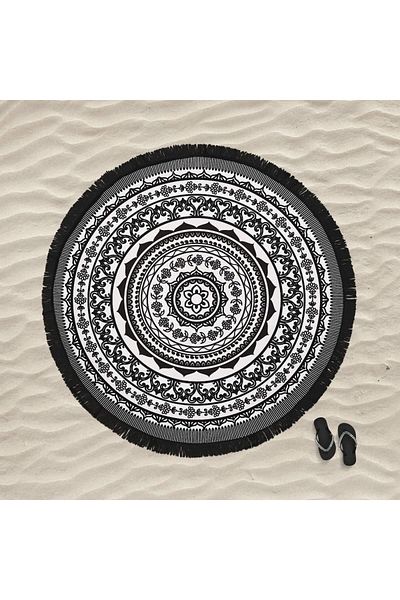 STOREMAX Mu-Artshop Home Mandala 4 Round Beach Towel Tnca 871301