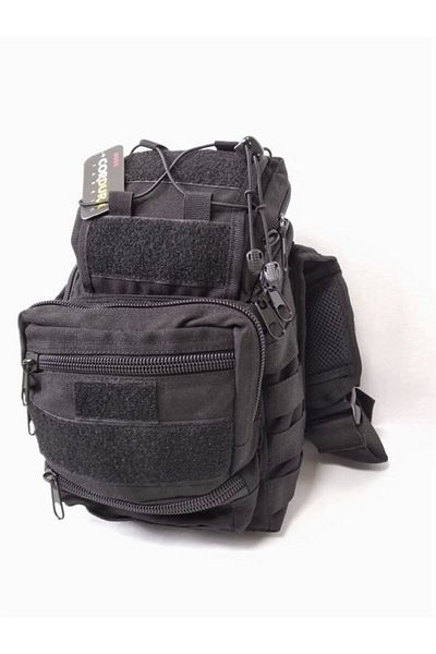 Vogel Sports Crossbody Side Bag with Strap Black Color