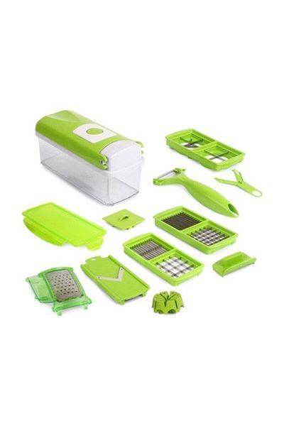 TOPTANFONİ Multifunctional Vegetable and Food Piece - Chopper, Dicer, Grater Cutter
