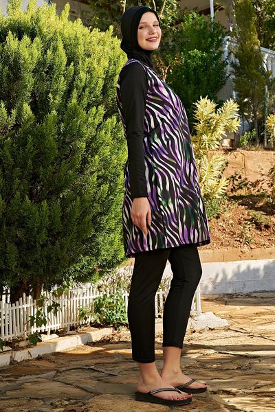 Ruko Maio 23136-1 Γυναικείο μαγιό Full Hijab - 0 λαιμόκοψη, ύφασμα αλεξίπτωτου