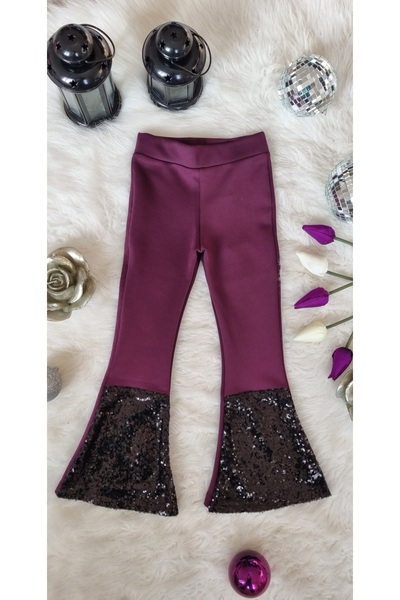 Butik Kız İspanyol pullu pantolon