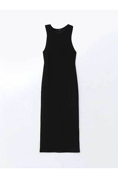 LC Waikiki Xside Black Crew Neck Women's Dress
