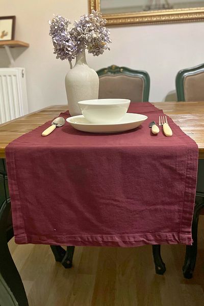 OTEXSA Φυσικό λινό Runner 40x150