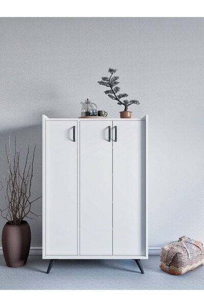 Mymob Cesy Çok Amaçlı Dolap Beyaz