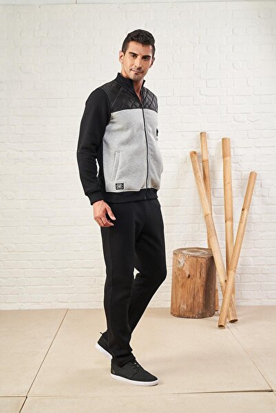 Pjs Pijama Pjs 22632 Чоловічий комбінезон на блискавці з капюшоном