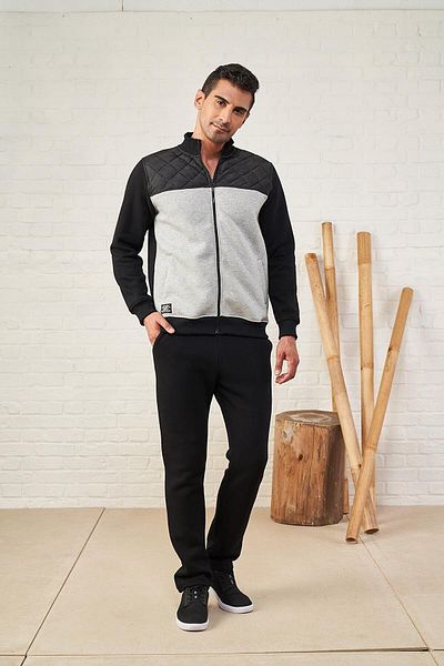 Pjs Pijama Pjs 22632 Ανδρική φόρμα με καπιτονέ με φερμουάρ