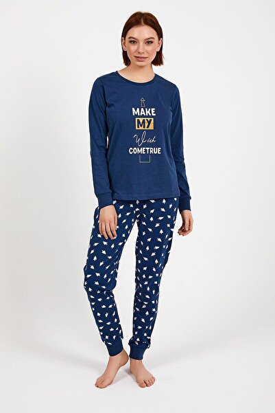 ROLY POLY 2995 Pure Love Little Sweet Kadın Uzun Kol Pijama Takım