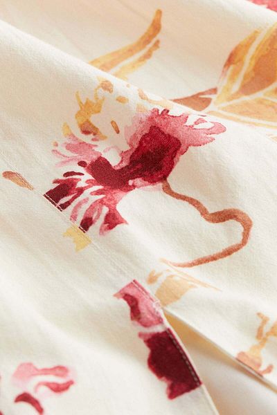 H&M Linen-blend off-the-shoulder dress