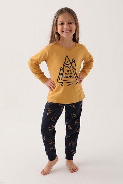 ROLY POLY 3170 Climb Your Big Dreams Girl's Long Sleeve Pajamas Set