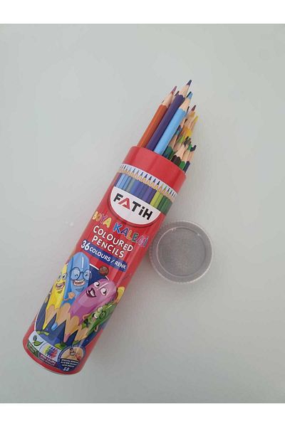 Fatih Dry Paint Metal Tube Box Full Size 36 Colors (1Pcs)