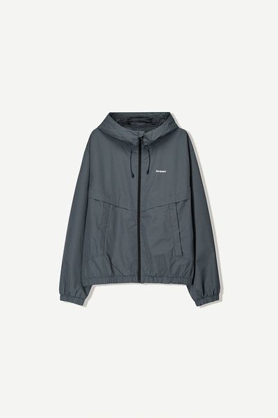 Bershka Hooded technical jacket
