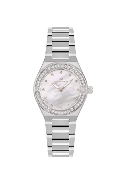 DIAMOND HILL ساعة نسائية بمينا فضية DH-521SS