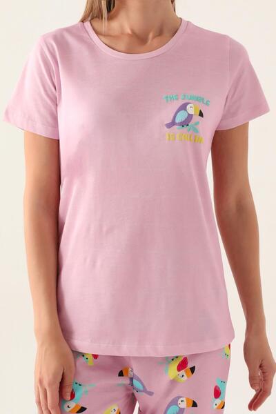 ROLY POLY 3403 Model Callim Women's Short Sleeve Pajama Set