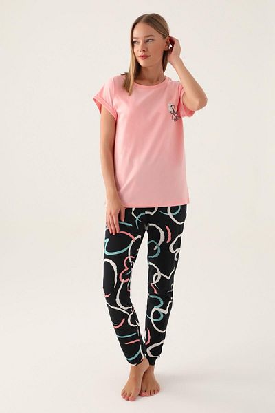 ROLY POLY 3399 Model Women's Short Sleeve Pajamas Set