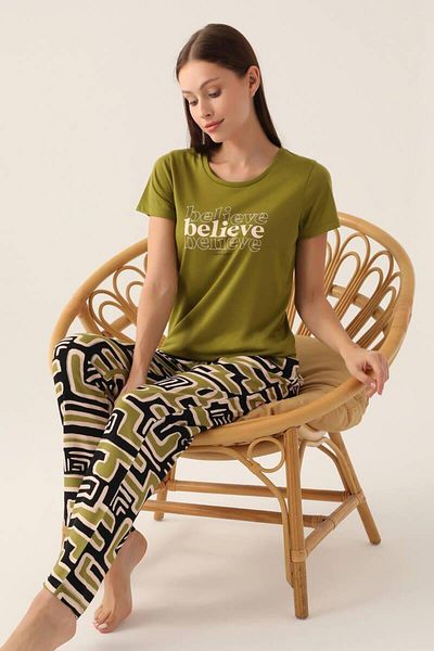 Pierre Cardin 8817 Set de pijamale cu mânecă scurtă pentru femei Believe