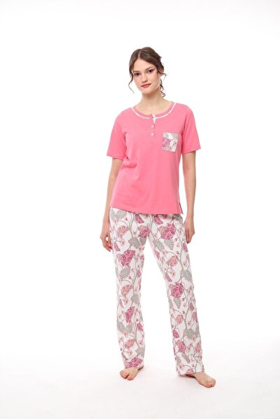 Genel Markalar 1439-B Battal Kısa Kollu Pijama Takım