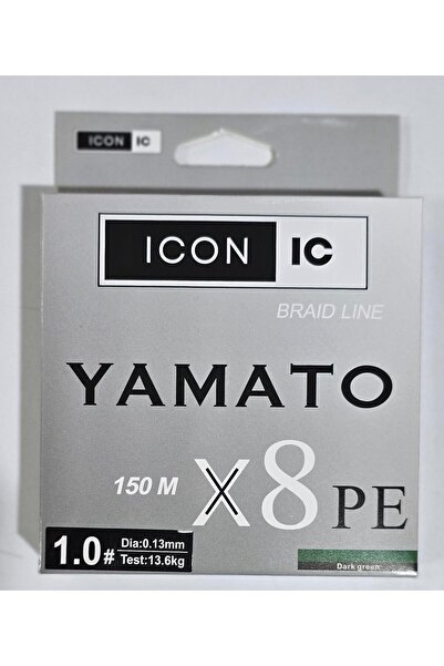 İCON İC Fishing Icon-ıc Yamato 150m X8 Dark Green Ip Misina
