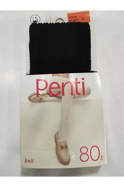 Penti Плетени дамски чорапогащи с шарки 80 Denier