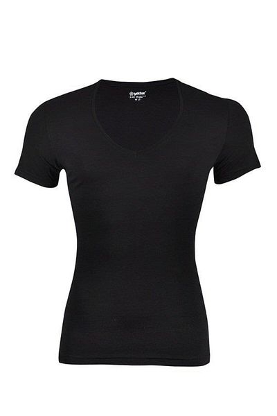 Yıldız İç Giyim Star 356 Men's Black Deep V-Neck Short Sleeve T-Shirt