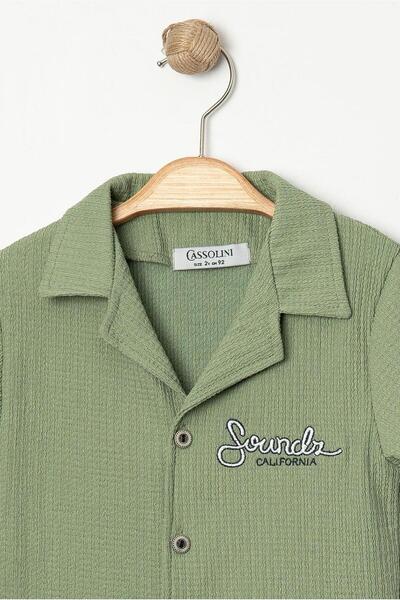 Chicsy Baby Kids and Toddlers Set with Stylish Shirts and Adjustable Waist Short Sleeve Shorts for Special Occasions - Flag