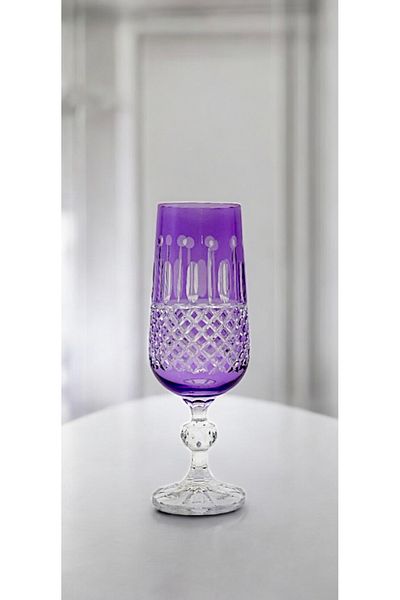 Kristal Market Cut Crystal Hand Crawing Coffee Side Water Cup