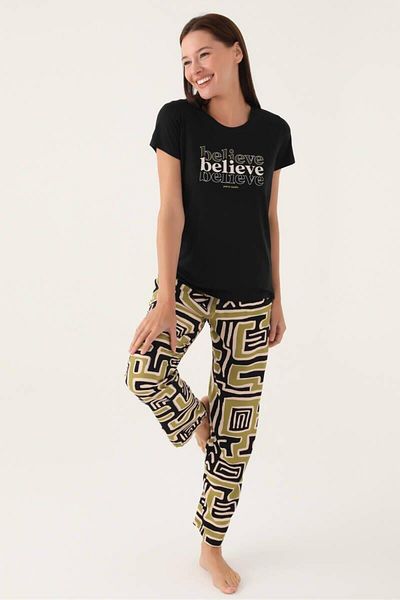 Pierre Cardin 8817 Γυναικείο κοντομάνικο σετ πιτζάμες Believe