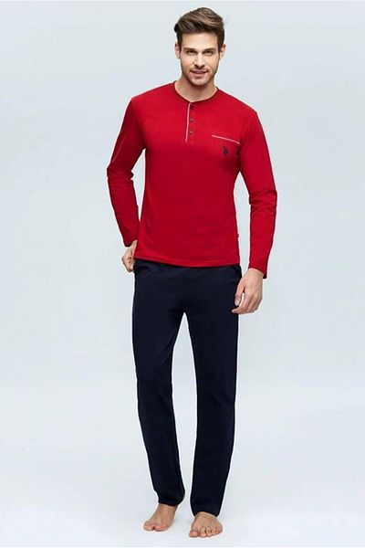 U.S. Polo Assn. Комплект от 4 части за пижама и бельо за младоженец U.S. Polo Assn 17394