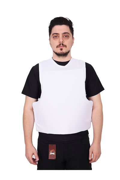 KORDAK White Bulletproof Vest – Ballistic Steel Vest (Level 3A) – Plus Size