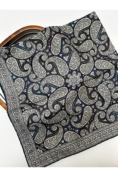 İpekhan Ottoman Pattern Thin Cotton Scarf
