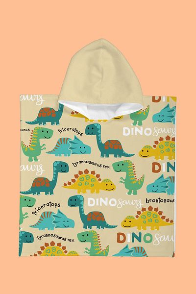 Evdek Πετσέτα παραλίας Rex Dino Kids Poncho