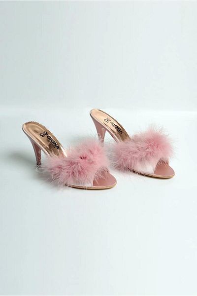 gd goldoremi Giona 404 Women's Thin Waisted Heeled Bridal Slippers