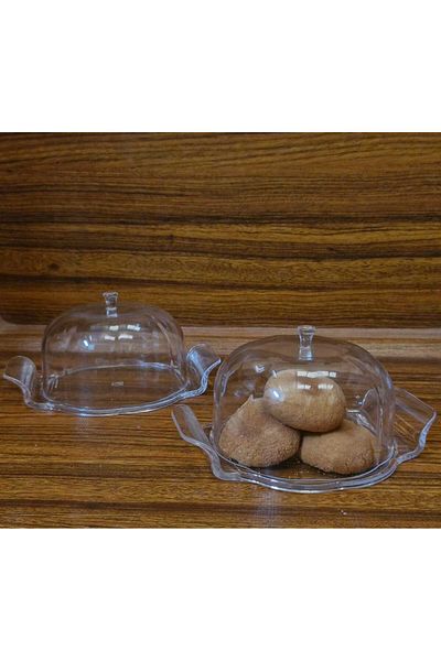 AR HOME Acrylic - 2 pcs Cake Kepper