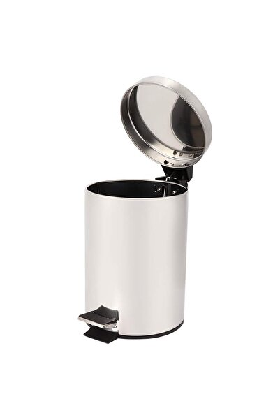 mastergold Stainless Steel Pedal Waste Bin (20 Liters) with Removable Round Bucket for Home and Commercial Use