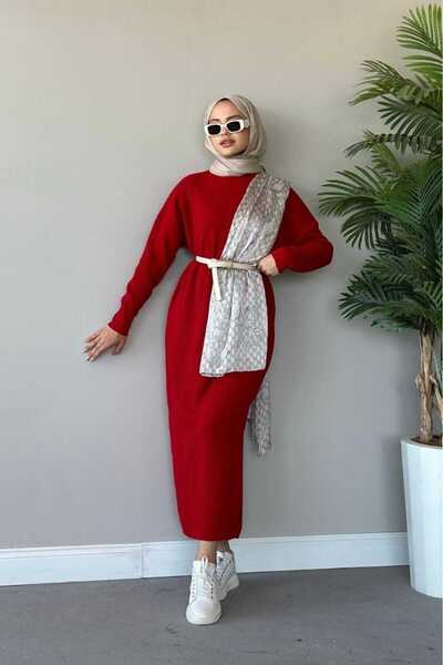 mf venessa Rochie de damă din tricotaje de calitate - Mărimea standard 38-46