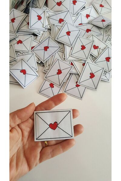 hobizu Ütüyle Yapışan Dokuma Arma Zarf Desenli, Patch, Arma, Aplike