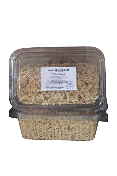 ELİFİMKÖYÜRÜNLERİ EL YAPIMI ÇORBALIK ERİŞTE KARE ERİŞTE 500 GR