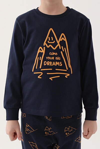 ROLY POLY 3171 Garson Aspire To Inside Erkek Çocuk Uzun Kol Pijama Takım