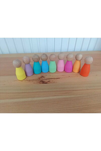 Moccotoys Waldorf 9 Renk Peg Bebek