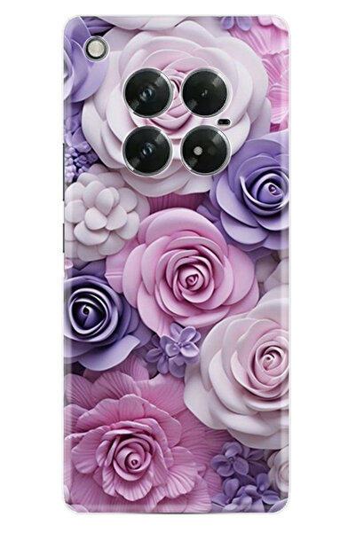 Kılıfland Infinix Zero 40 5G Kılıf Boutique Baskılı Resimli Mor Güller Pcode ...