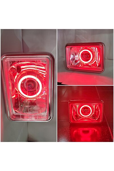 Lambbos Küba Cg Ön Angel Far Komple Nikel  Far Takımı Kırmızı